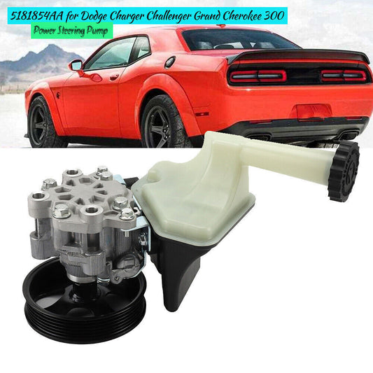 Power steering pump 51854AA suitable for 2015, 2016, 2017, and 2018 for Dodge for Challenger 6.2L V8. Q