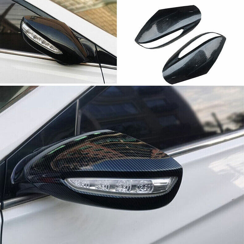 for Hyundai Sonata 2011-2014 Carbon Fiber Exterior Side Rearview Mirror Covers