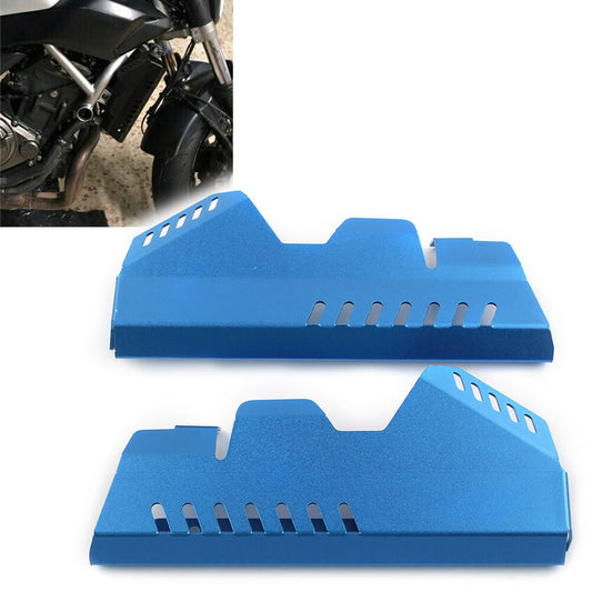 for Yamaha MT-07 FZ-07 2014-2017 Blue Side Radiator Grille Cover Guard Protector