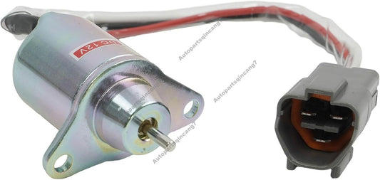 12V Shut Off Stop Solenoid YM119233-77932 for Komatsu Engine 3D76E-6 Excavator