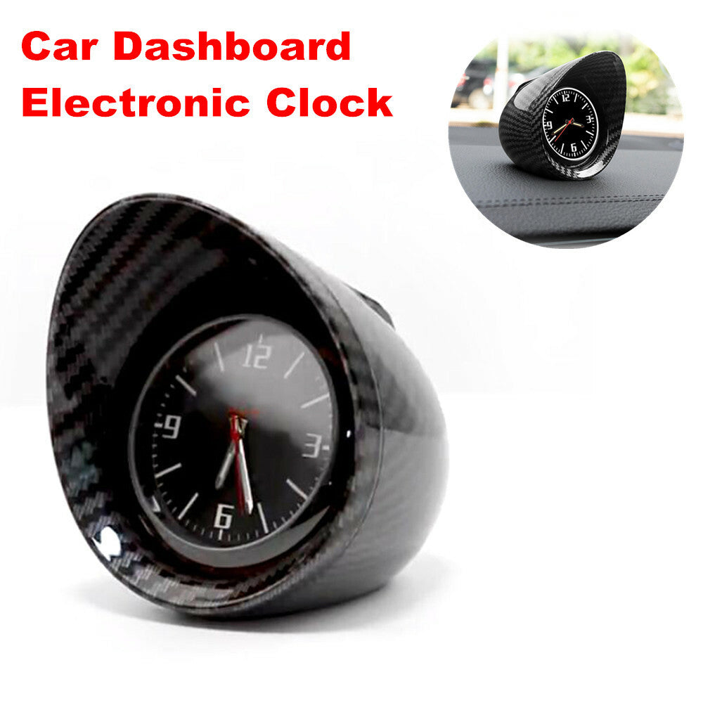 Carbon fiber electronic dashboard clock with automatic backlighting n