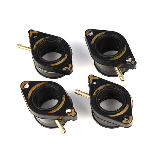 Carb Carburetor Intake Flange Boot Set Fit for Yamaha XJ550 XJ550H/J/K Maxim XJ550R Q