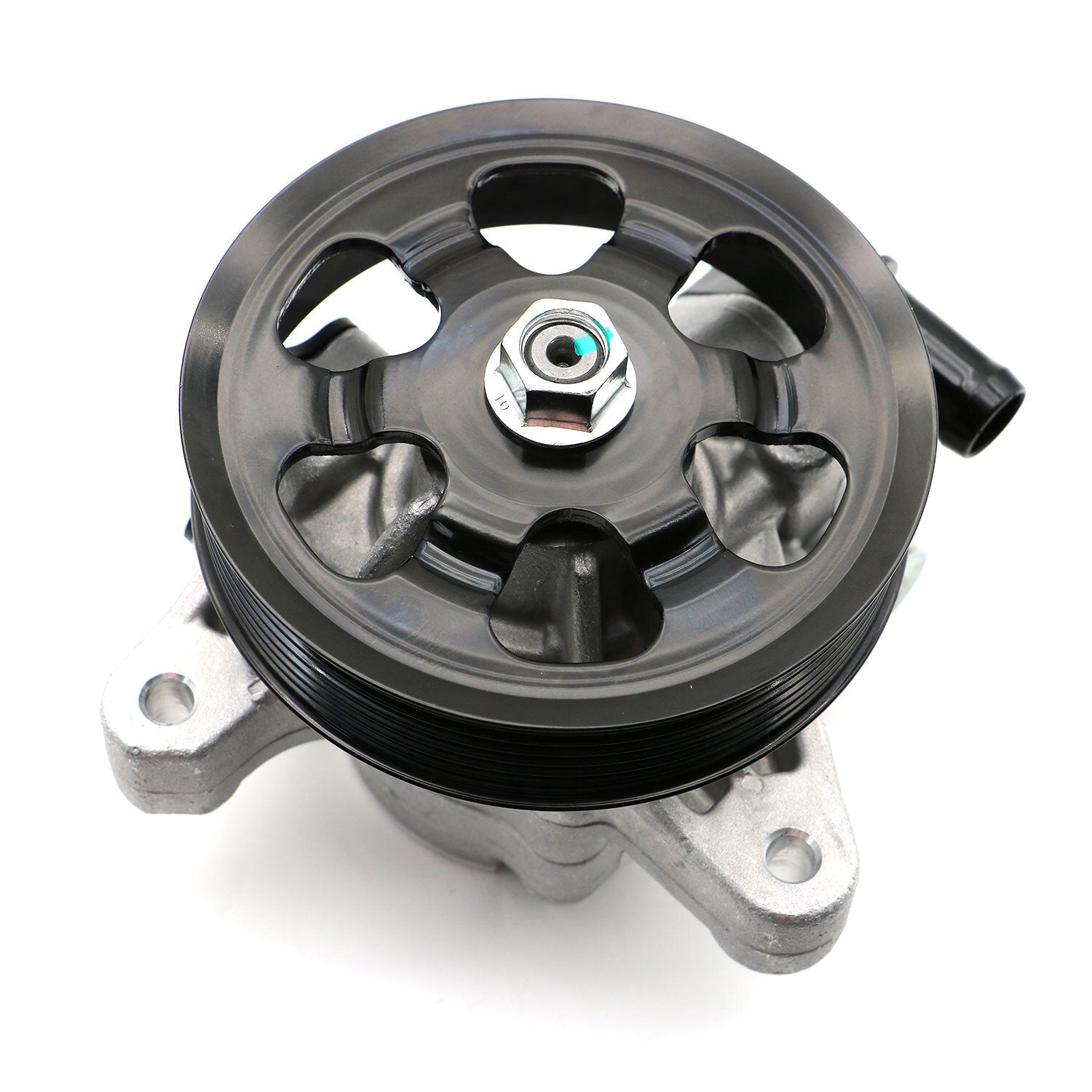 Power Steering Pump 56110RAAA01 w/ Pulley Fits 03-05 for Honda Accord L4 2.4L Q