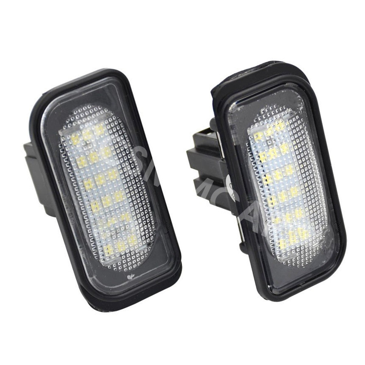 Car White 6000K 18 LED License Plate Light Fit for Chrysler Crossfires 2004-2008 Q
