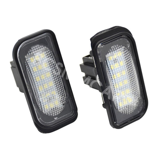 Car White 6000K 18 LED License Plate Light Fit for Chrysler Crossfires 2004-2008 Q