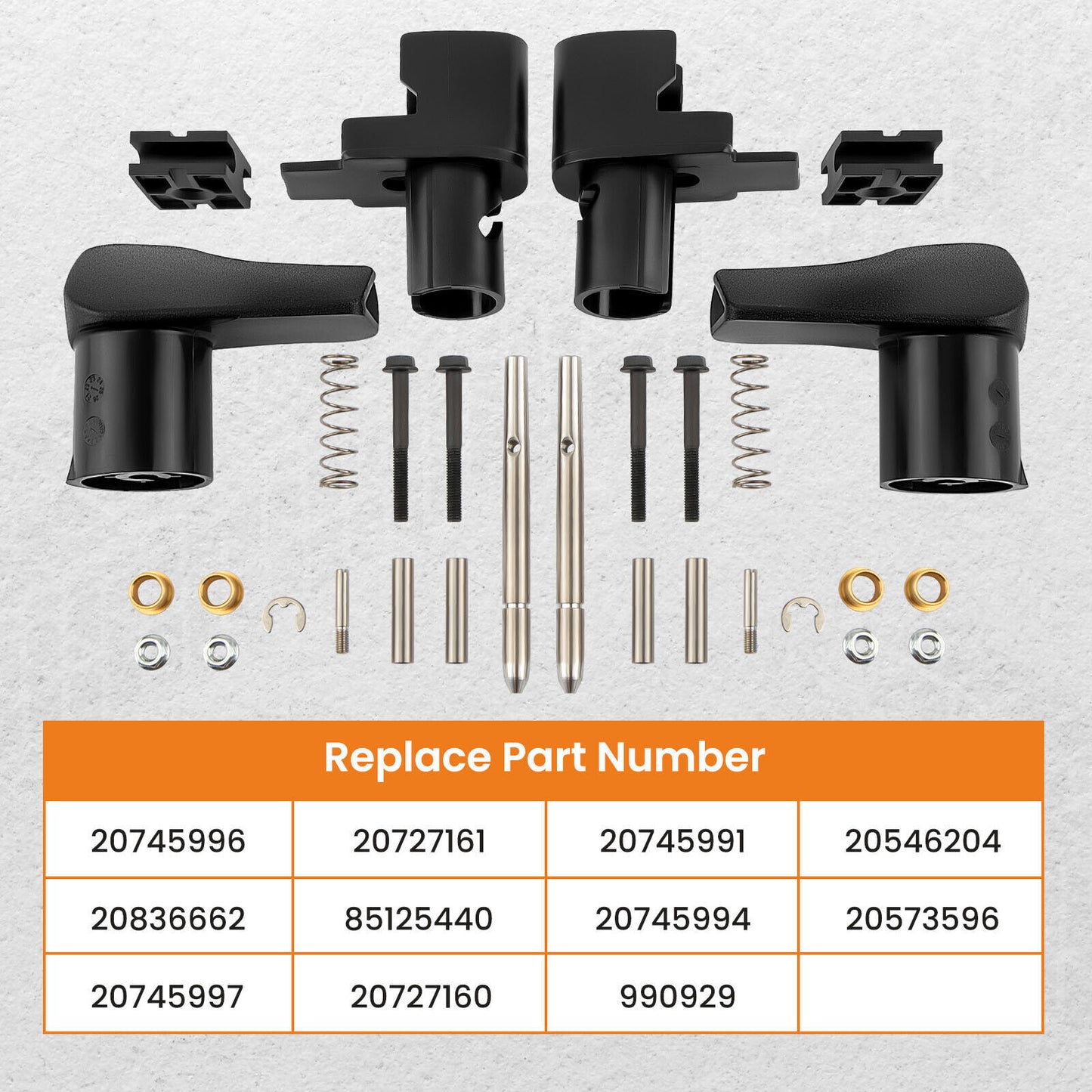 New Complete Fuel Tank Fairing Handle Kit 30 pcs For 2004-2017 for Volvo VNL Chassis
