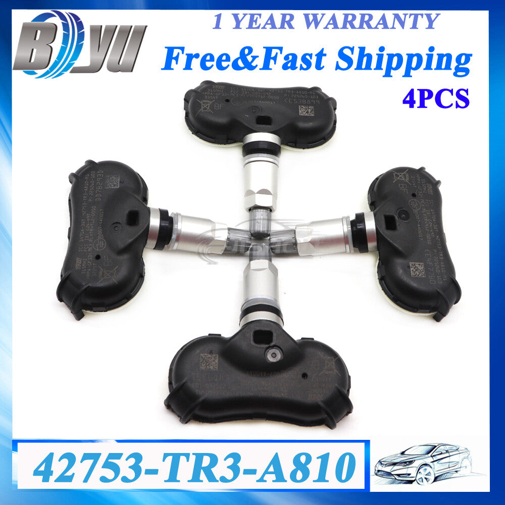 4PCS TPMS Tire Pressure Sensor 315MHz 42753-SNA-A83 for HONDA for CIVIC FIT ELEMENT