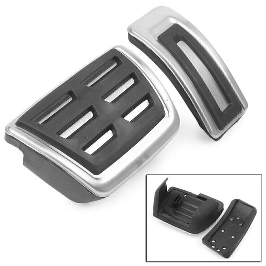 Car Fuel Pedal Foot Pedal Brake Pedal Cover for VW Teramont Atlas 2017 2018 2019 Q