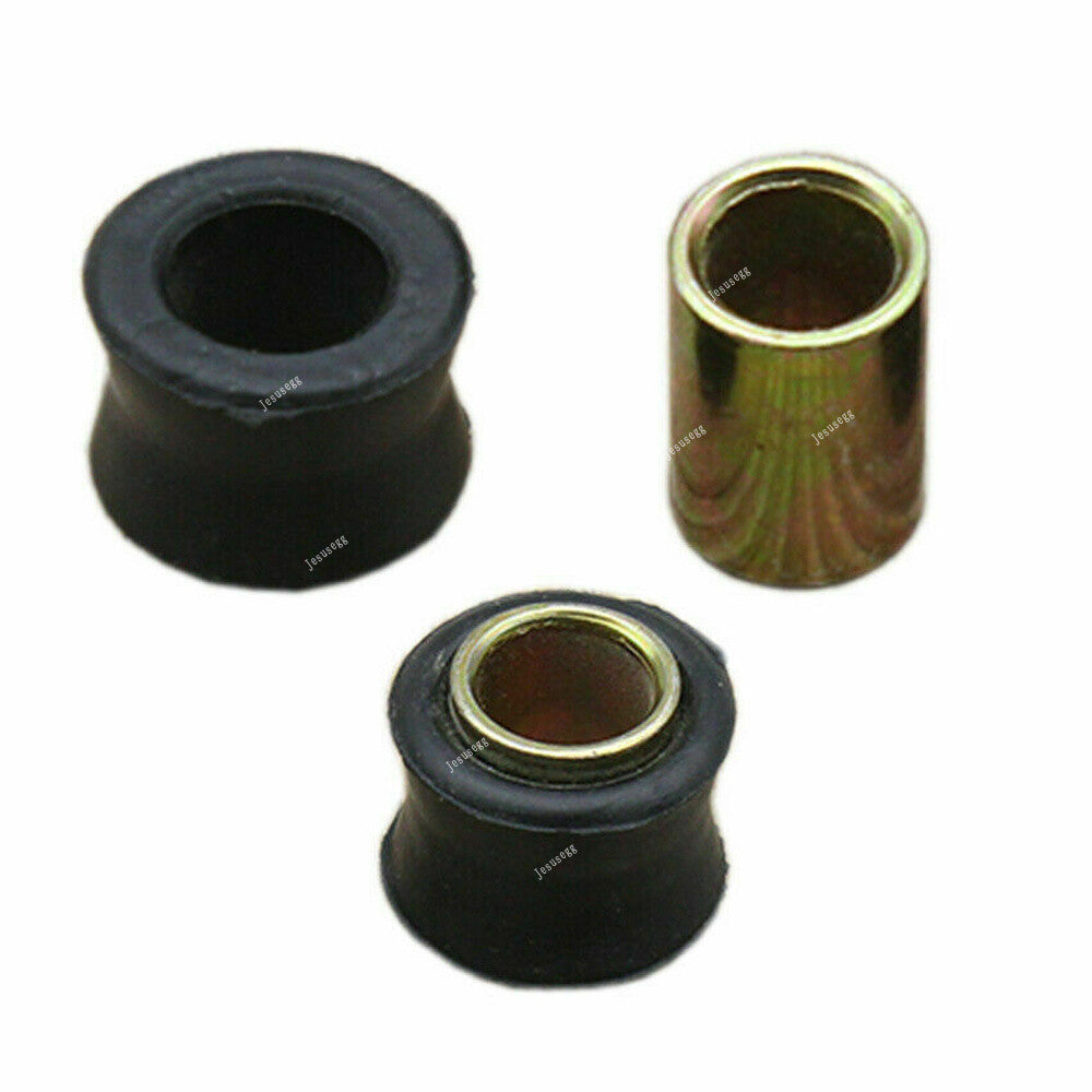 Qty 4 10mm Motorcycle Bike Rear Shock Absorber Bushinmgs Spare Part Rubber Ring Q