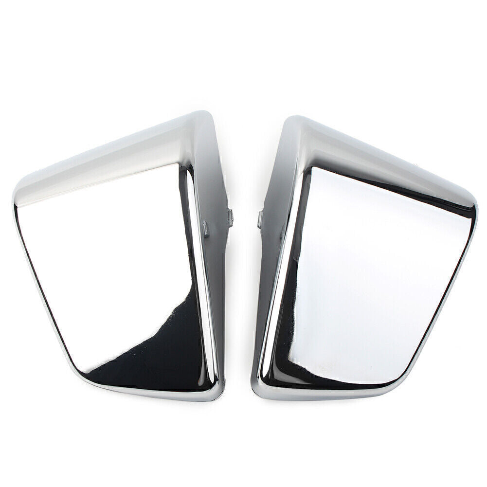 for Honda Shadow ACE VT750 VT400 VT750C 1997-2003 2002 Silver Battery Covers