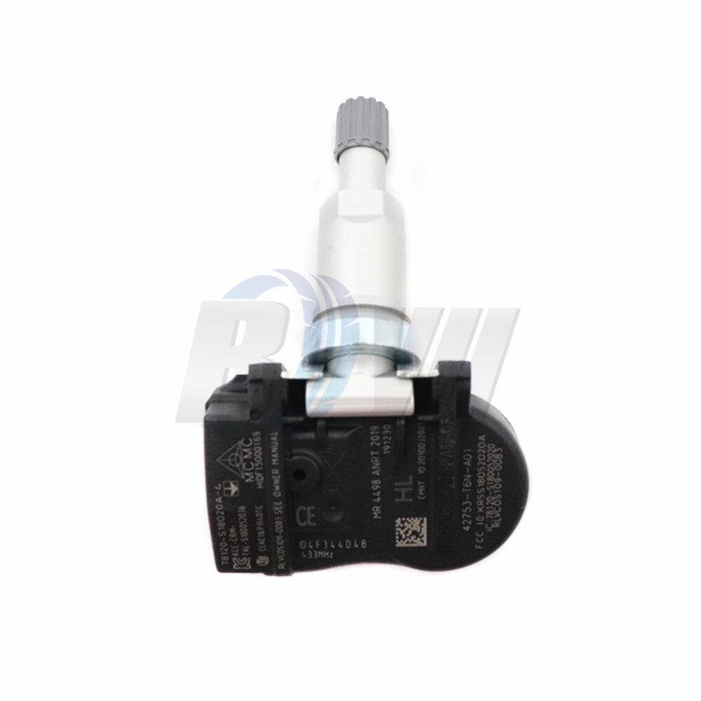 42753-T6N-A01 New TPMS Tire Pressure Sensors 433MHz for Honda Odyssey for Acura 4PCS