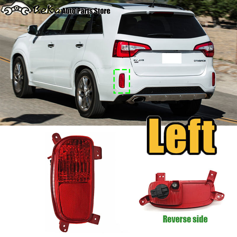 1 piece for left rear bumper fog light and rear brake light of 2013/2014 for Kia Sorento