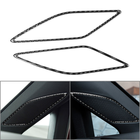 A Pillar Sound Audio Speaker Cover Trim Black for Volkswagen for Golf 8 MK8 2021-23