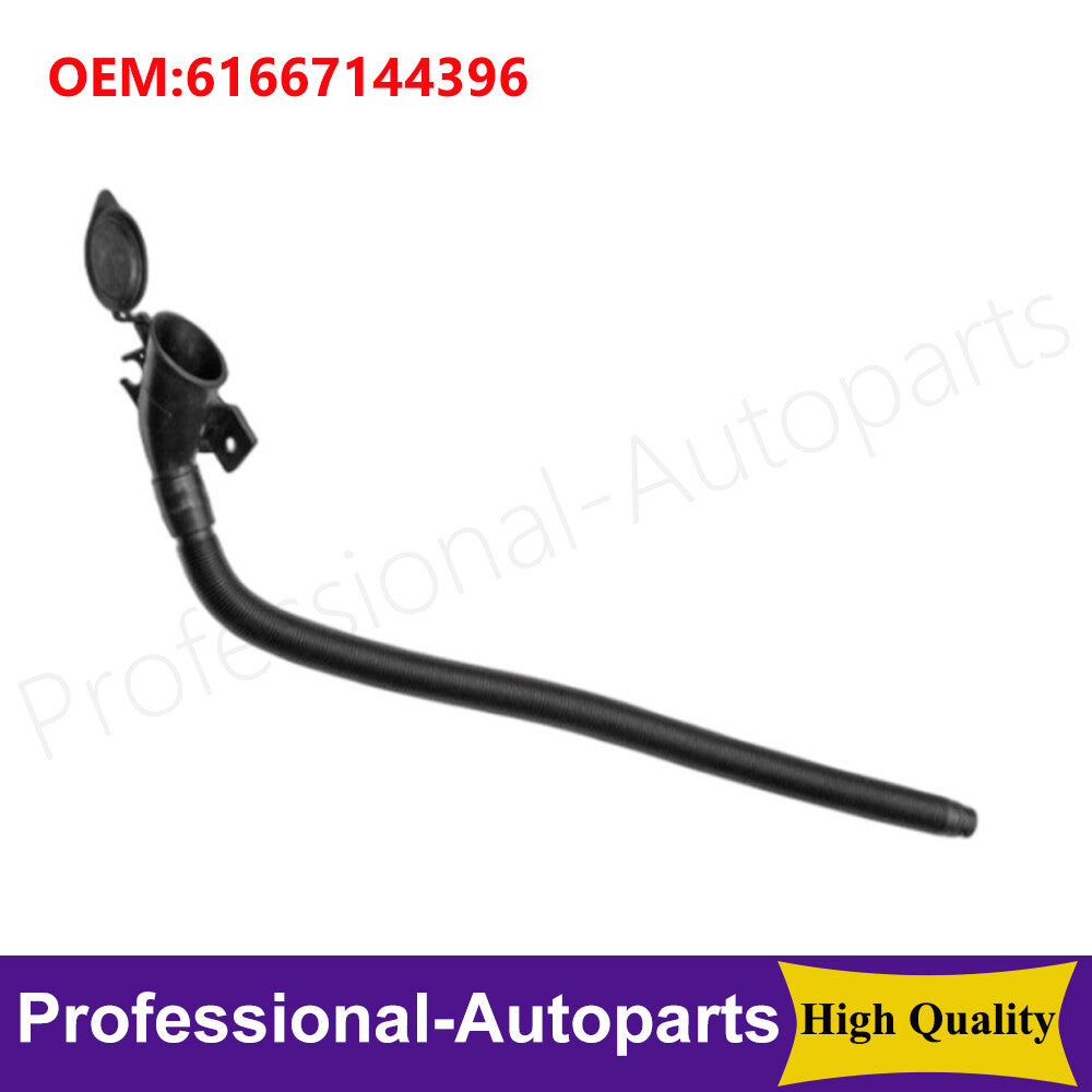 61667144396 Washer Reservoir Filler Tube With Cap for BMW E60 E61 E63 E66 Q