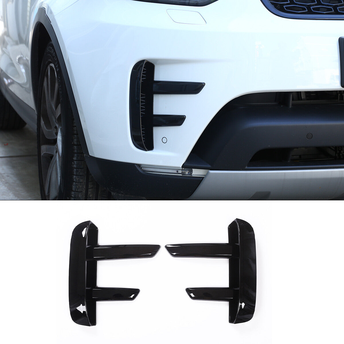 For Altima 2019-2021 pair of black windshield wipers side decor cowl cover- v