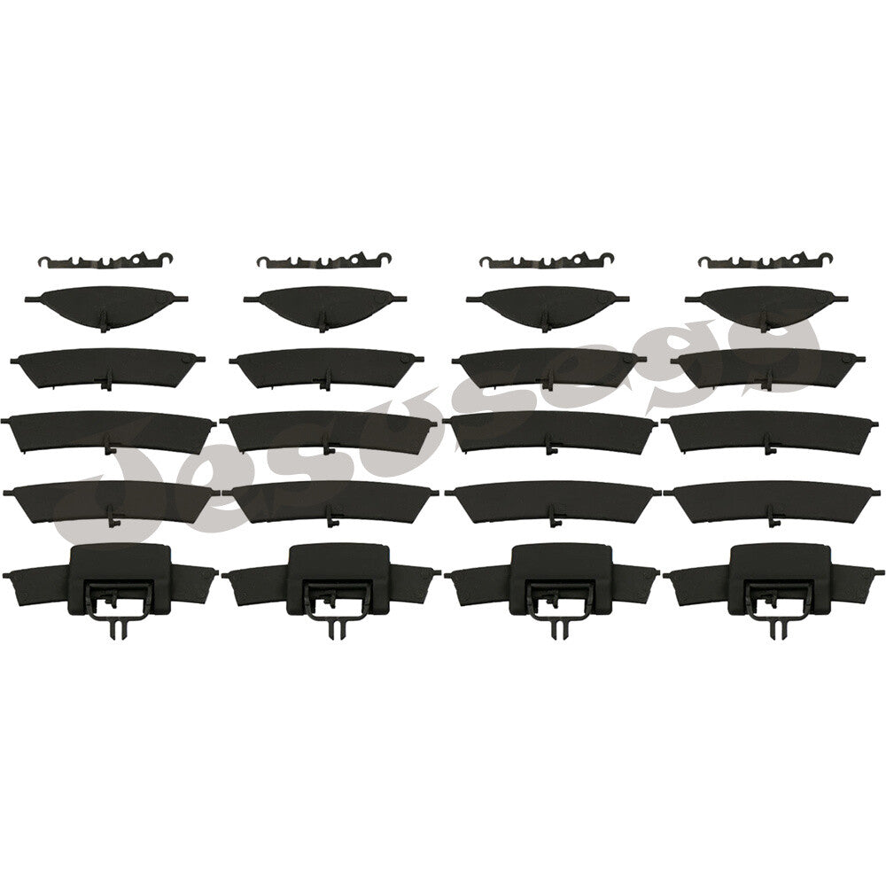 4Set Dashboard Dash Center AC Air Vent Grill Kit Black For 07-12 ML-Class W164 Q