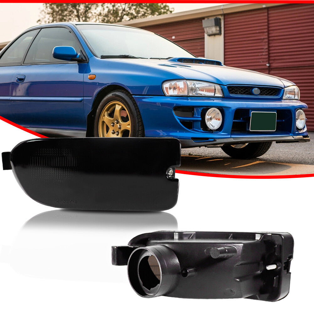 Front Corner Turn Signal Lights for 1999 - 2001 for Subaru Impreza RS Sedan Smoked Lens - v