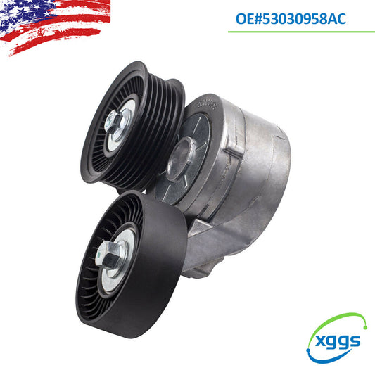 for Chrysler for Dodge for Jeep for Ram for Mitsubishi 53030958AC New Serpentine Belt Tensioner Q