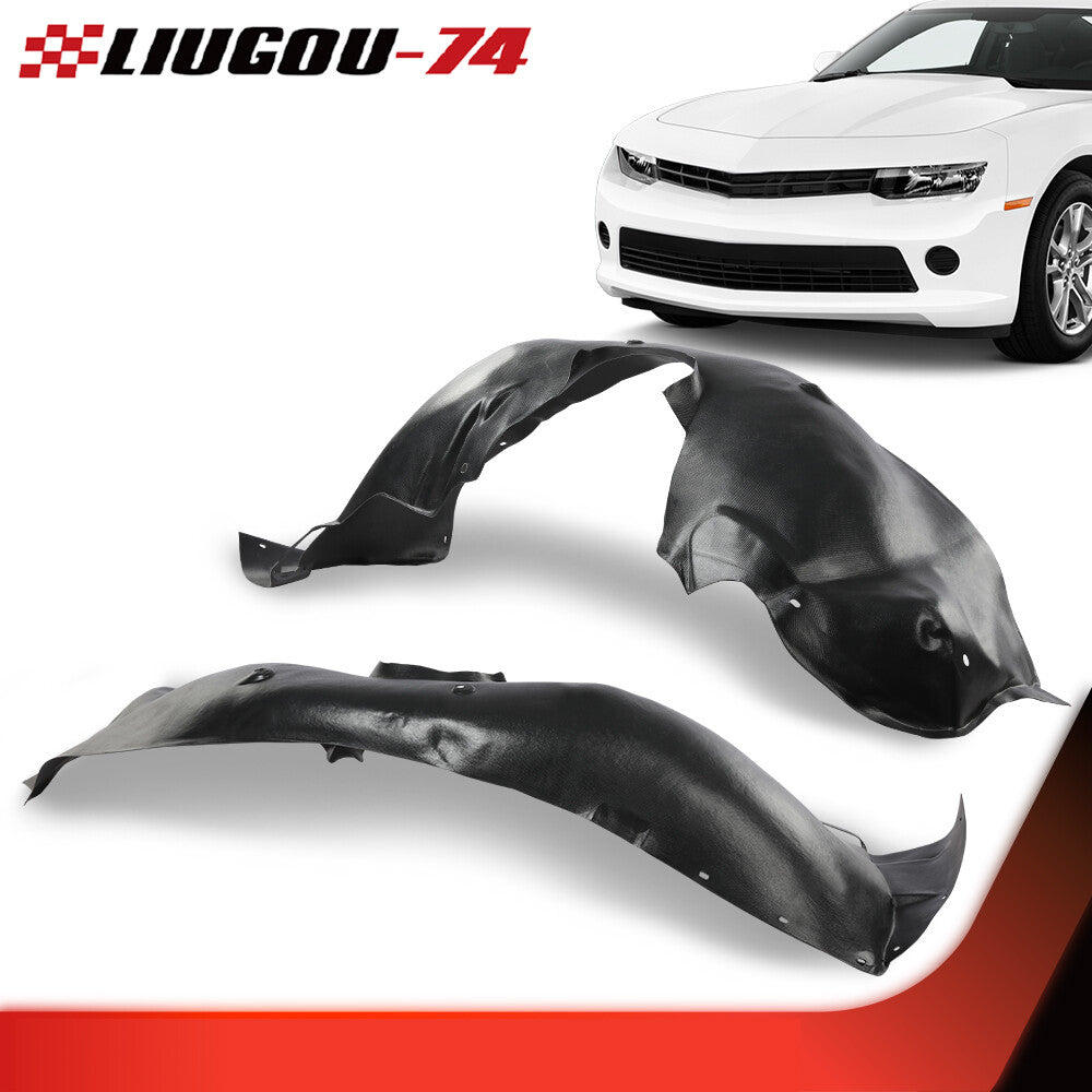 Front fender liner 2-piece set for 2014 for Chevrolet Camaro (left and right sides) Q