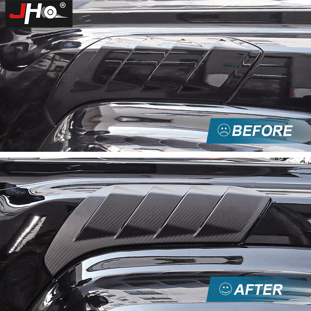 2PCS Carbon Fiber Side Wing Air Flow Fender Vent Covers for Ford Bronco