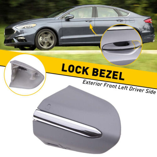 Suitable for 2013-2020 Fusion left-hand drive door handle key cover chrome - n
