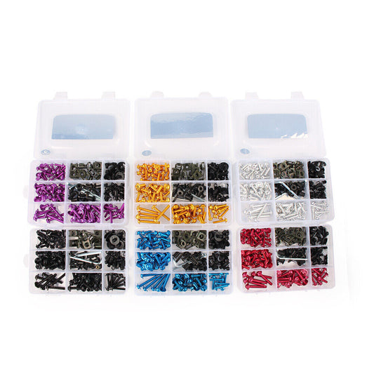 Motorcycle Fairing Bolts Kit Fastener Clips Screw Universal Fit for Honda / for Suzuki