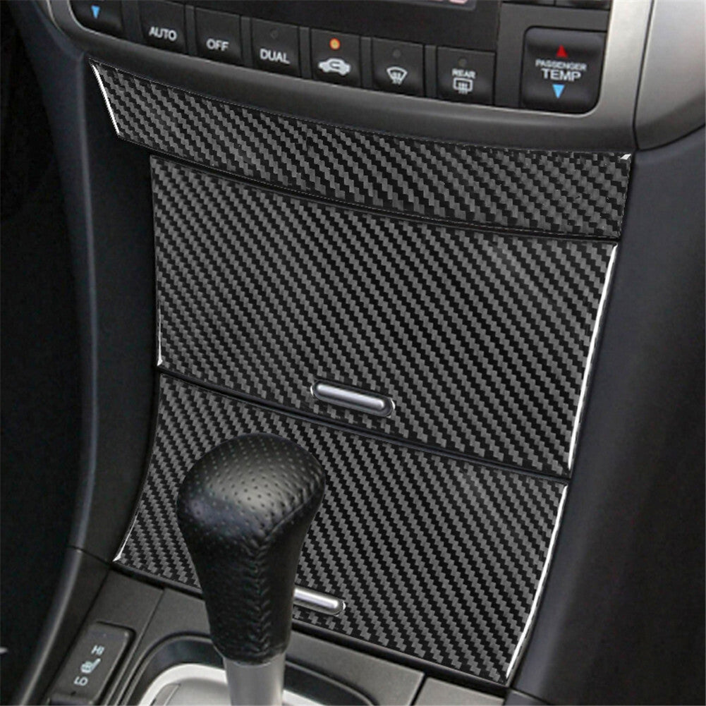 5x Carbon Fiber Interior Central Console Cover Trim For Celica 2000-2005 v