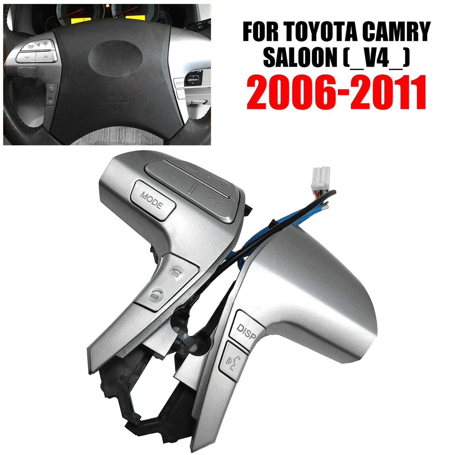 fit for Toyota for Camry Sedan (_V4_) 2006-2011 Steering Wheel Audio Control Switch AT