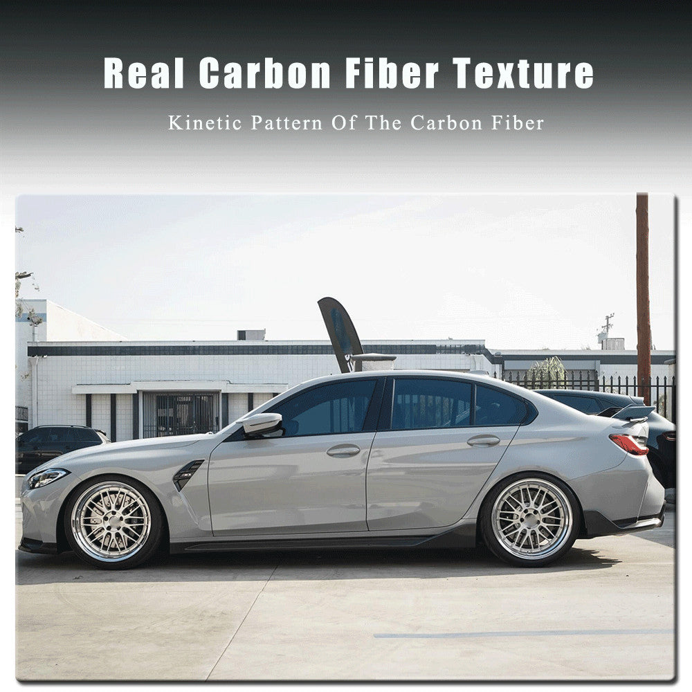 Fit for BMW 3Series G80 M3 2021-2024 Dry Carbon Side Air Fender Vent Cover Trims