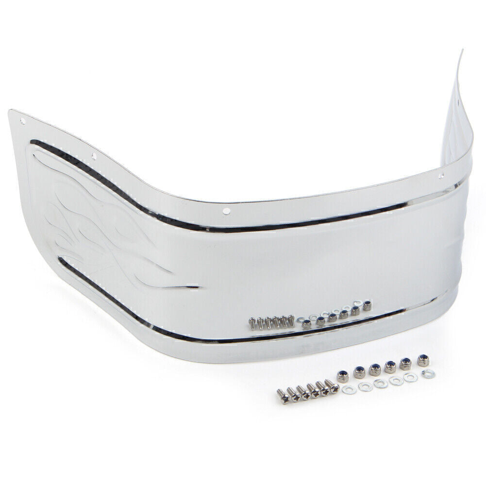 for Harley Touring Electra Glide Softail 80-13 Chrome Front Fender Trim Skirt Q