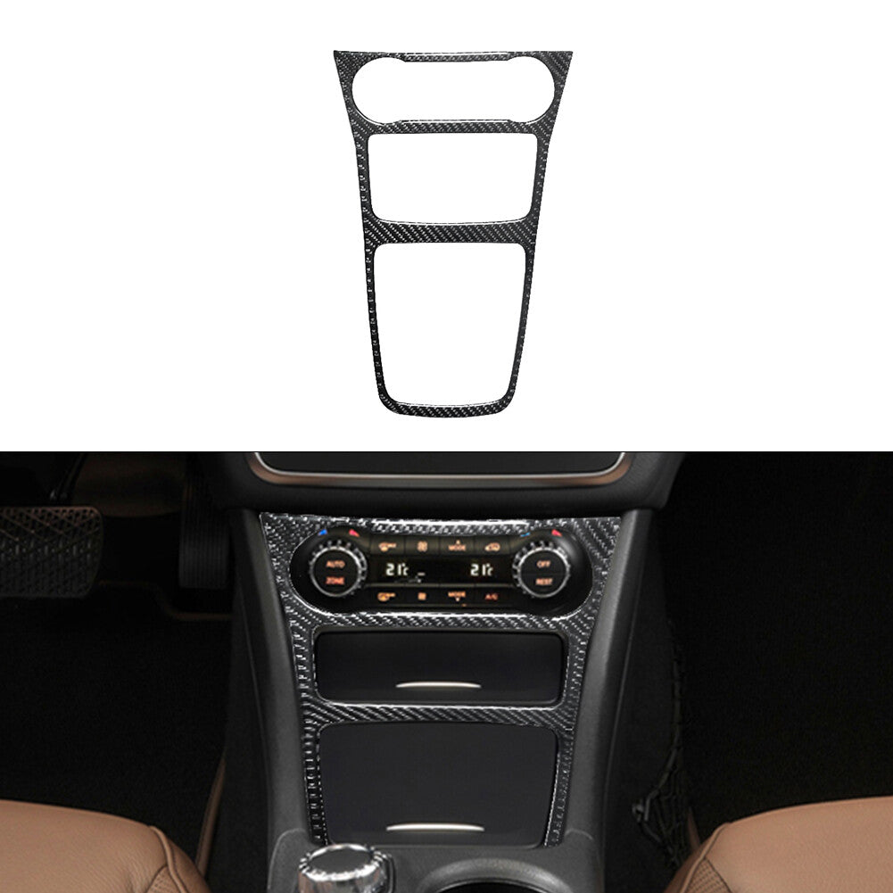 Red Carbon Fiber Air Vent Outer Frame Trim Cover for Hyundai for Veloster JS 2019-22 v