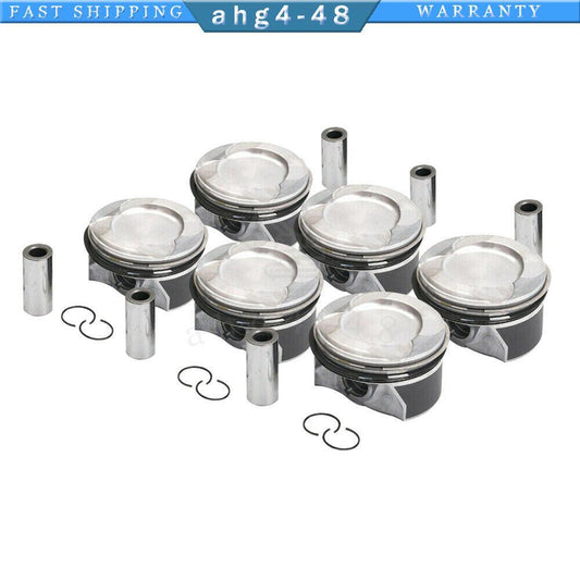 6-piece set of 88mm engine piston rings suitable for W205 W212 X166 E400 M276 3.0T-