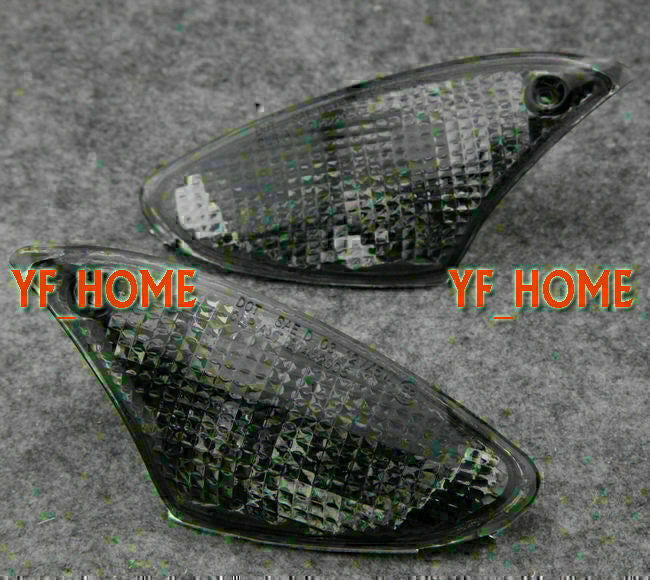Smoke Front Turn Signals Indicator Blinker Lens Cover Fit for BMW K1200S & K1300S Q