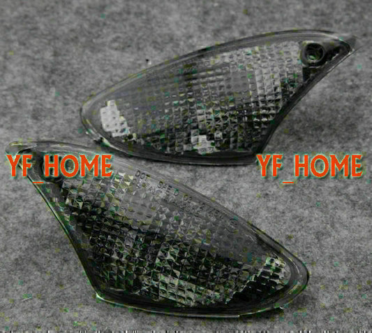 Smoke Front Turn Signals Indicator Blinker Lens Cover Fit for BMW K1200S & K1300S Q