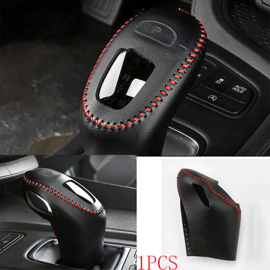 2020-2022 for Cadillac CT5 Black Leather Central Console Gear Shift Knob Cover