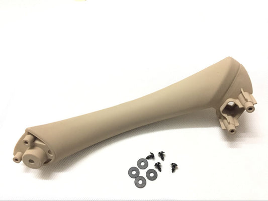 The beige inner door panel handle cover on the left side is suitable for E90 328i. n
