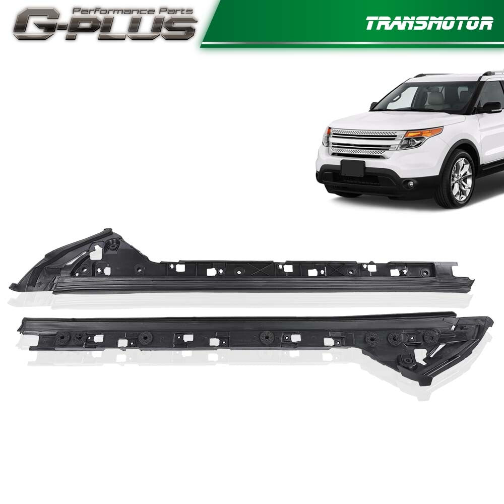 Left and Right Windshield A Pillar Molding Trim Fits 2011-19 for Explorer - v