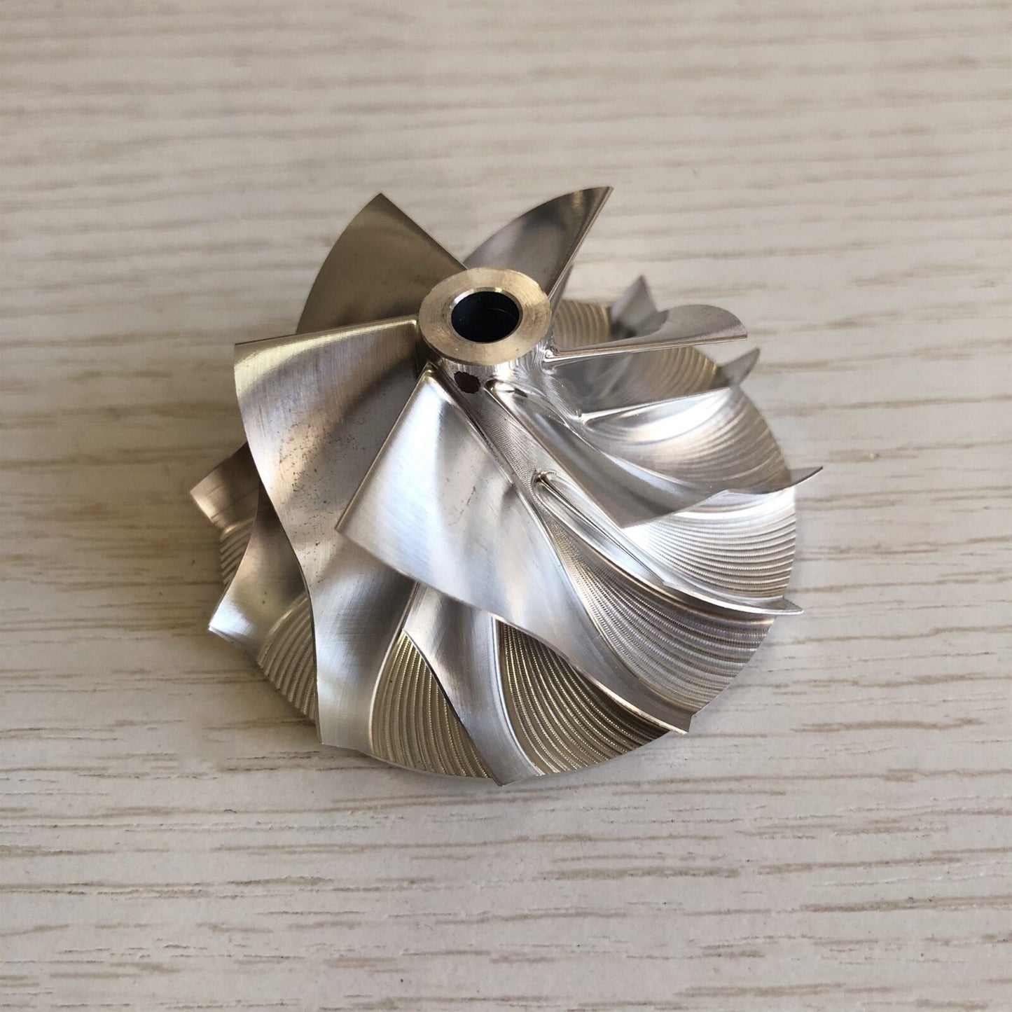 RHF5 39.30/52.50 mm 6+6 Blade Performance Turbocharger Blank Compressor Wheel