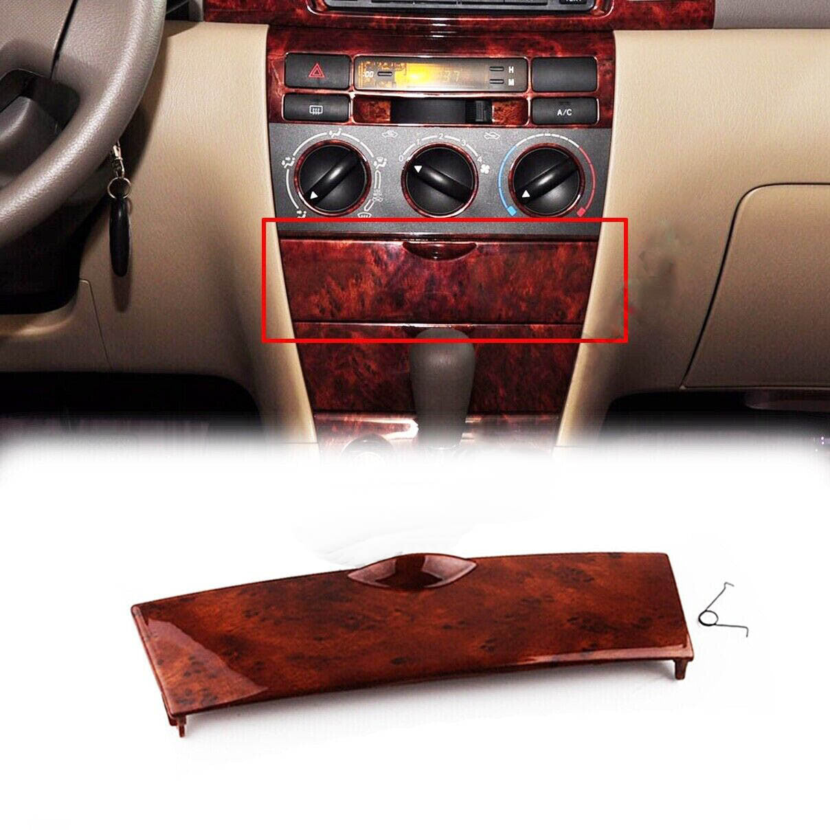 2 Piece Pack GM Car Cover Blind Spot Side View Flat Mirror Wide Angle Rearview Mirror- v