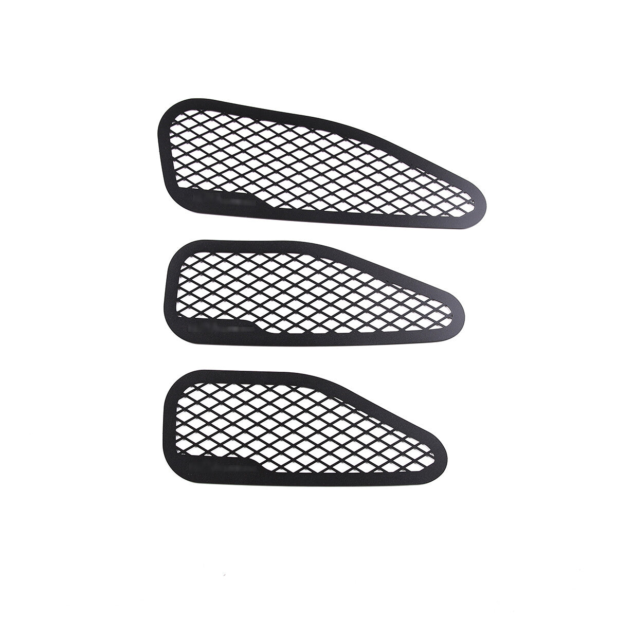 Black steel front hood vent cover trim for FJ Cruiser 07-21- n