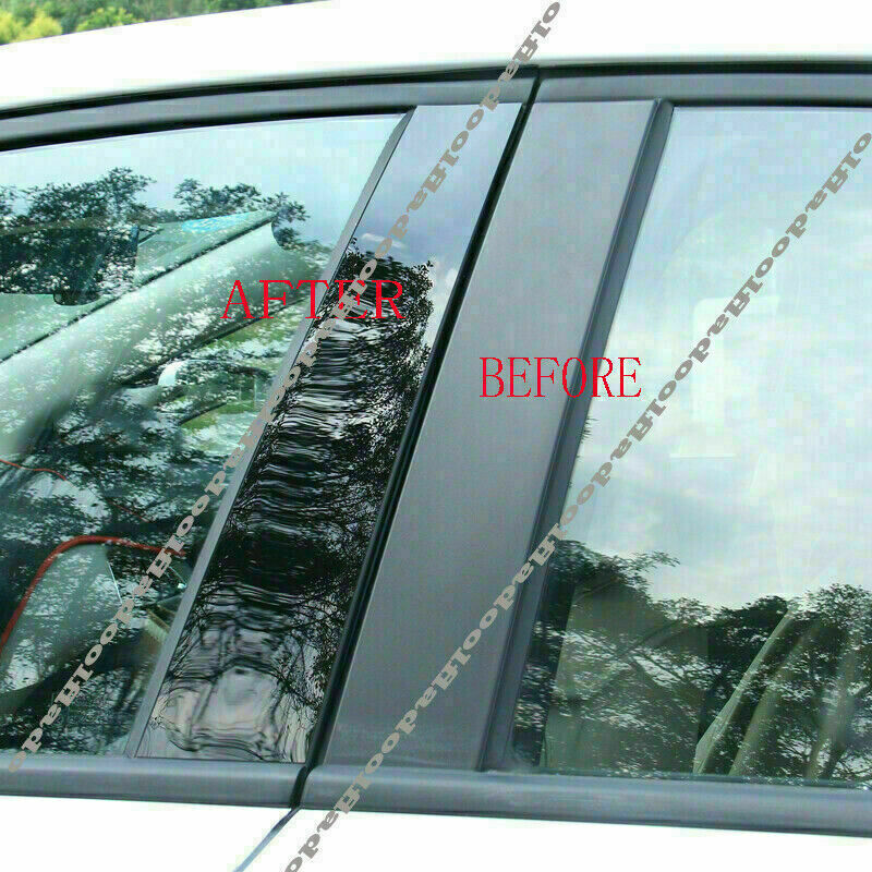 Pillar Posts for Mazda CX5 2012-2016 10p Door Cover Window Trim Glossy Black