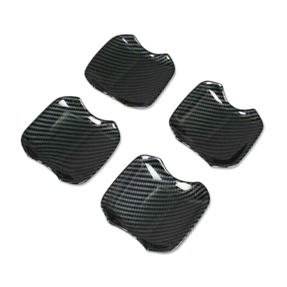 Door Handle Bowl Cover Trim Set Carbon Fiber for Subaru Forester SK 2019-2022