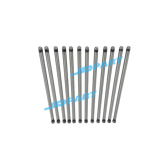 Superior quality 12-piece QSB6.7 pushrod 107mm parts for diesel engines.