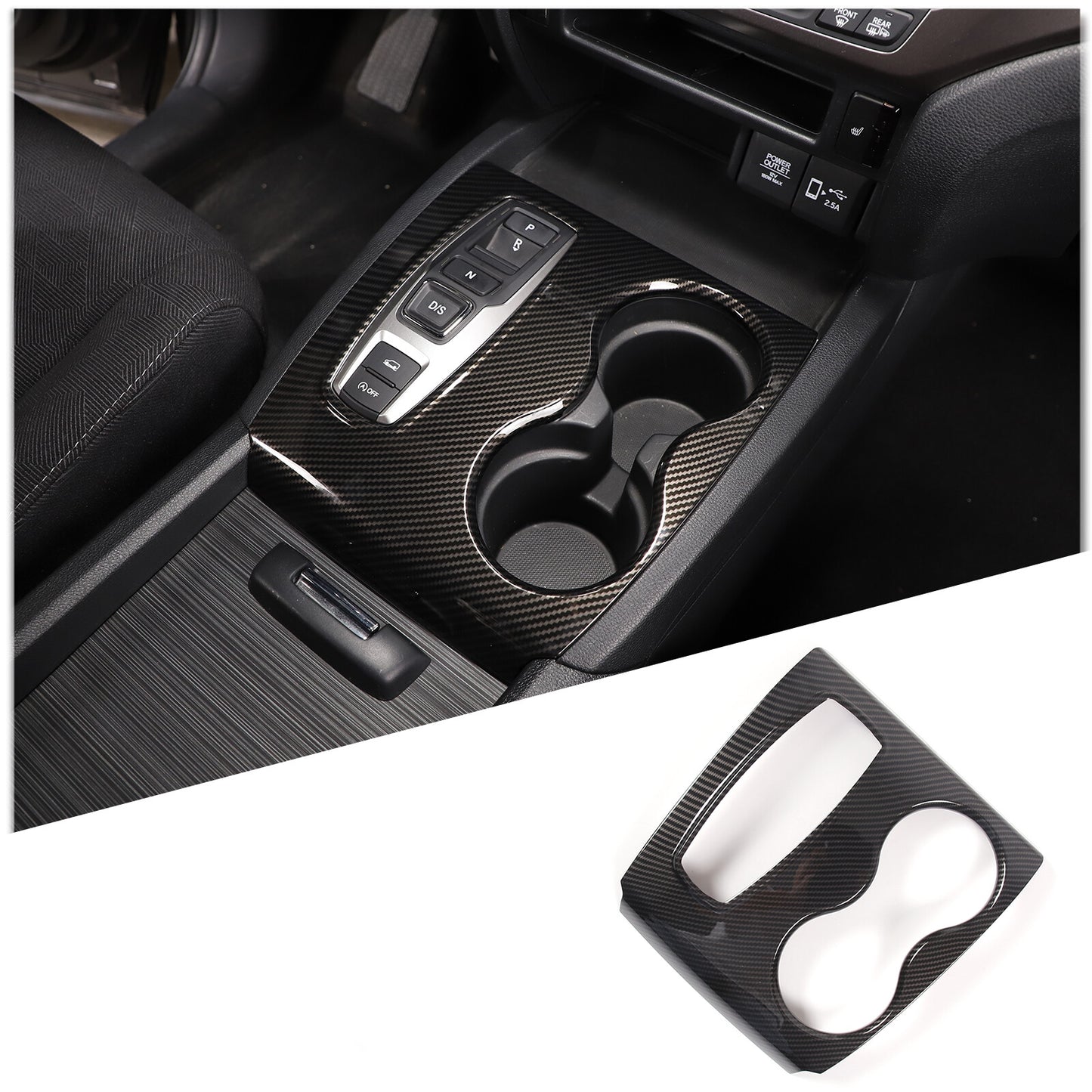 for 2011-18 for Jeep for Wrangler JK 4dr Black Car Interior Door Handles Cover Trim- v