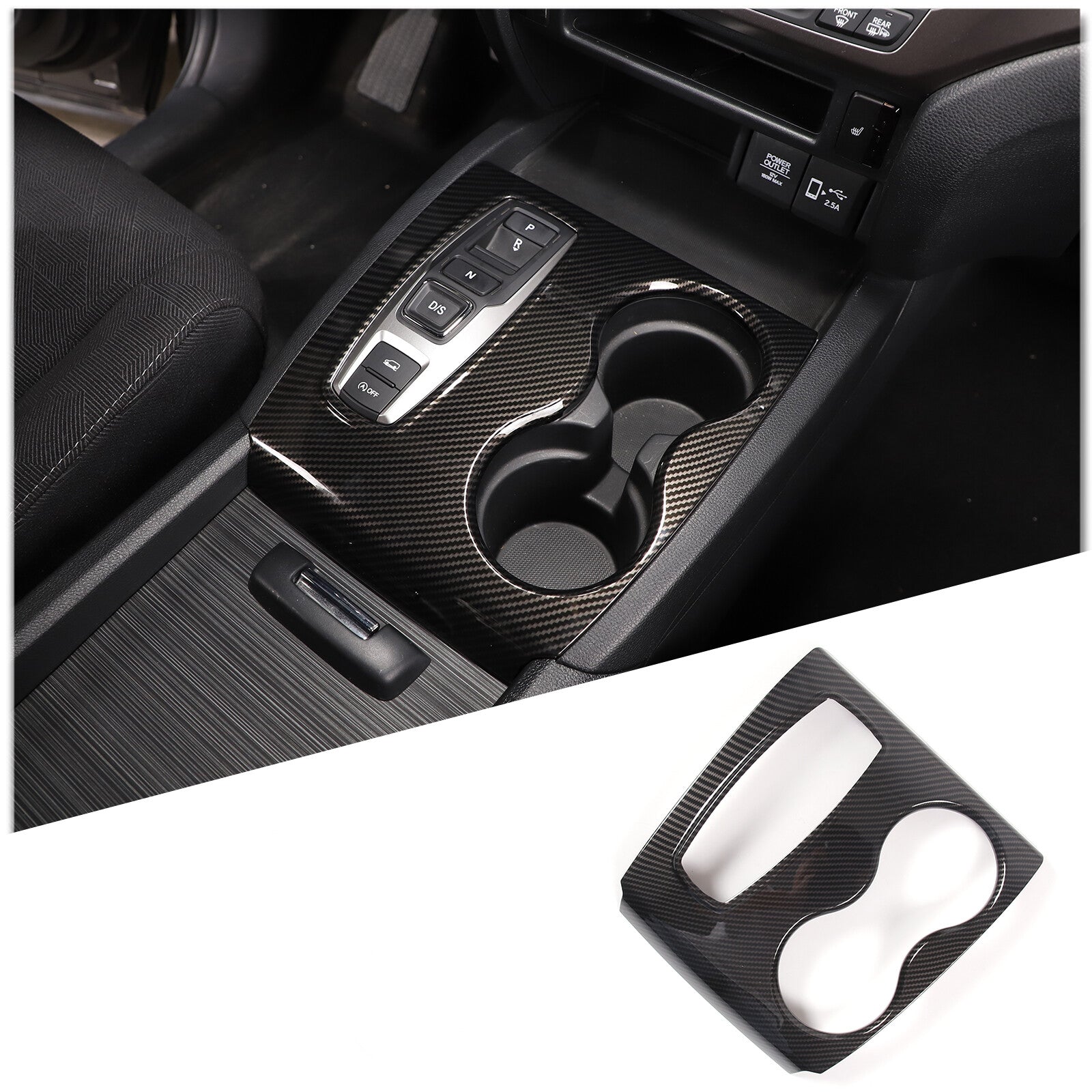 for 2011-18 for Jeep for Wrangler JK 4dr Black Car Interior Door Handles Cover Trim- v