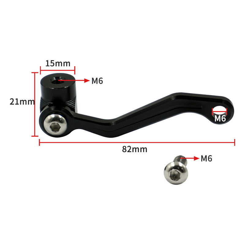 Motorcycle and bicycle handlebar front brake fluid tank/cup + aluminum bracket - n