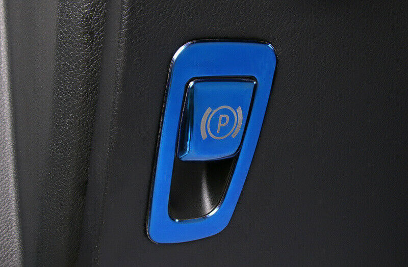 for Mercedes-Benz GLC 2016-2022 Blue Inner Headlight Button Control Covers 2X