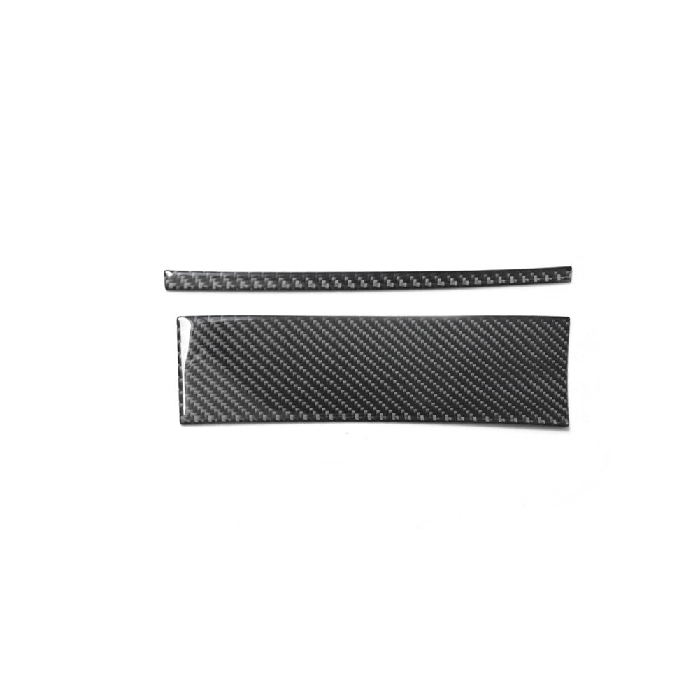 2X for Audi Q5 2018-2021 Carbon Fiber Rearview Mirror Decor Sticker Cover Trim v