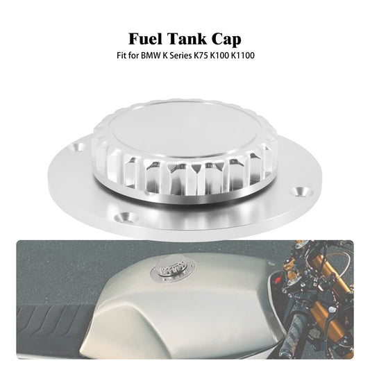 Gas Feul Chrome Tank Cap Oil Tank Petrol Cap Cover Fit for BMW K1 K75 K100 K1100 Q