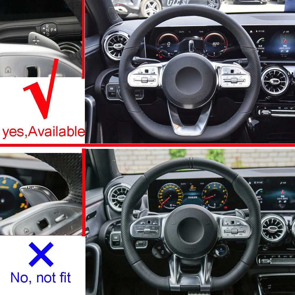 Fit for Benz A/B/C/E/S/G/V-Class Red Steering Wheel Shift Paddle Shifter Extension